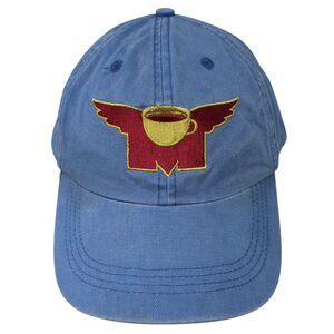 Alternative Slideback Hat Blue One Size Embroidered Logo Adjustable